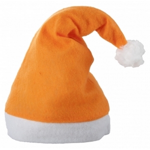 pomarańczowa czapka Mikołaja 76AA1655